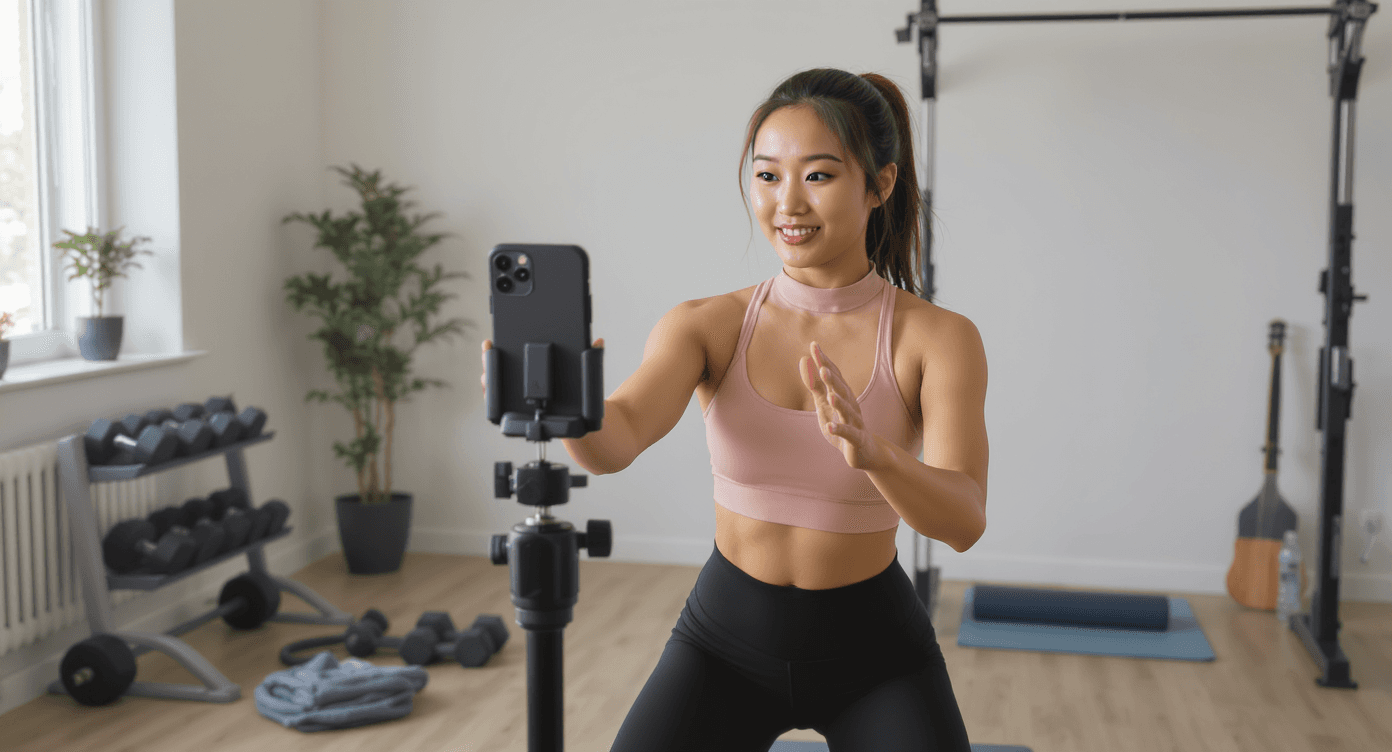 FitWithMia — Social Agent in action
